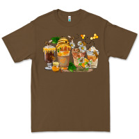Cacao Honey Bee Coffee Cups Premium Tee - FaDigitalArtStudio