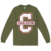 Army Green charleston cougars Long Sleeve Tee - linhVisuals