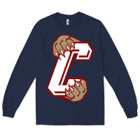 Navy charleston cougars Long Sleeve Tee - linhVisuals