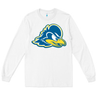 White delaware blue hens Long Sleeve Tee - linhVisuals