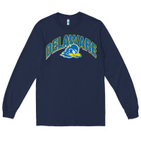 Navy delaware blue hens Long Sleeve Tee - linhVisuals