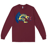 Burgundy drexel dragons Long Sleeve Tee - linhVisuals