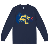 Navy drexel dragons Long Sleeve Tee - linhVisuals