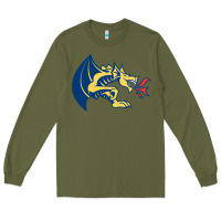 Army Green drexel dragons Long Sleeve Tee - linhVisuals