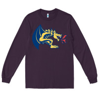 Plum drexel dragons Long Sleeve Tee - linhVisuals
