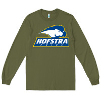 Army Green hofstra pride Long Sleeve Tee - linhVisuals