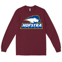 Burgundy hofstra pride Long Sleeve Tee - linhVisuals