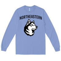 Colony Blue northeastern huskies Long Sleeve Tee - linhVisuals