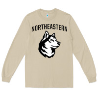Mushroom northeastern huskies Long Sleeve Tee - linhVisuals