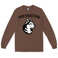 Chestnut northeastern huskies Long Sleeve Tee - linhVisuals