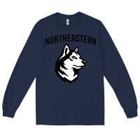 Navy northeastern huskies Long Sleeve Tee - linhVisuals