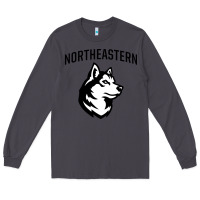 Smoke northeastern huskies Long Sleeve Tee - linhVisuals