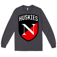 Smoke northeastern huskies Long Sleeve Tee - linhVisuals