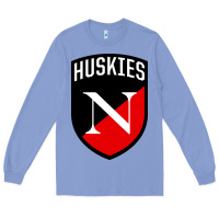 Colony Blue northeastern huskies Long Sleeve Tee - linhVisuals