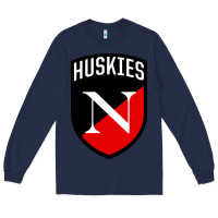 Navy northeastern huskies Long Sleeve Tee - linhVisuals