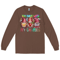 Chestnut 100 days with my gnomies Long Sleeve Tee - RacoonDesign