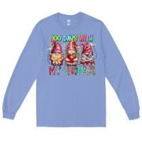 Colony Blue 100 days with my gnomies Long Sleeve Tee - RacoonDesign