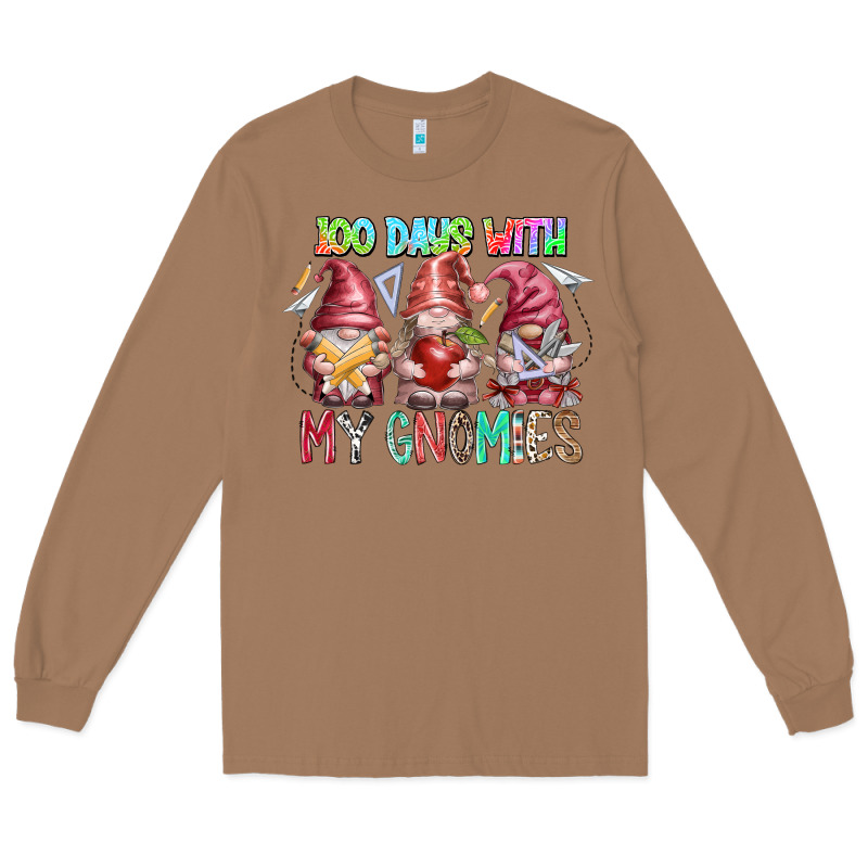 100 Days With My Gnomies Long Sleeve Tee by RacoonDesign | Teevron