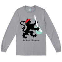 Heather Grey richard thompson (fairport convention) Long Sleeve Tee - linhVisuals