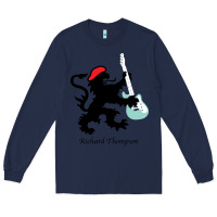 Navy richard thompson (fairport convention) Long Sleeve Tee - linhVisuals