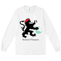 White richard thompson (fairport convention) Long Sleeve Tee - linhVisuals