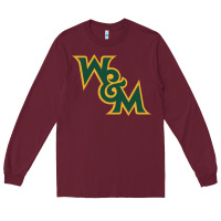 Burgundy william & mary tribe Long Sleeve Tee - linhVisuals