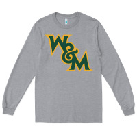 Heather Grey william & mary tribe Long Sleeve Tee - linhVisuals