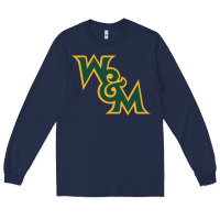Navy william & mary tribe Long Sleeve Tee - linhVisuals