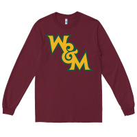 Burgundy william & mary tribe Long Sleeve Tee - linhVisuals
