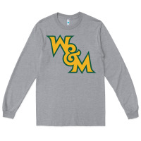 Heather Grey william & mary tribe Long Sleeve Tee - linhVisuals