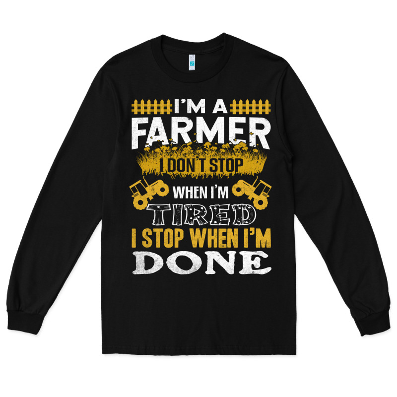 Farmer Long Sleeve Tee by linhVisuals | Teevron