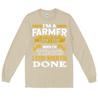 Mushroom farmer Long Sleeve Tee - linhVisuals