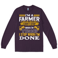 Plum farmer Long Sleeve Tee - linhVisuals