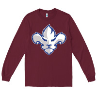Burgundy trois rivières ice hockey Long Sleeve Tee - linhVisuals