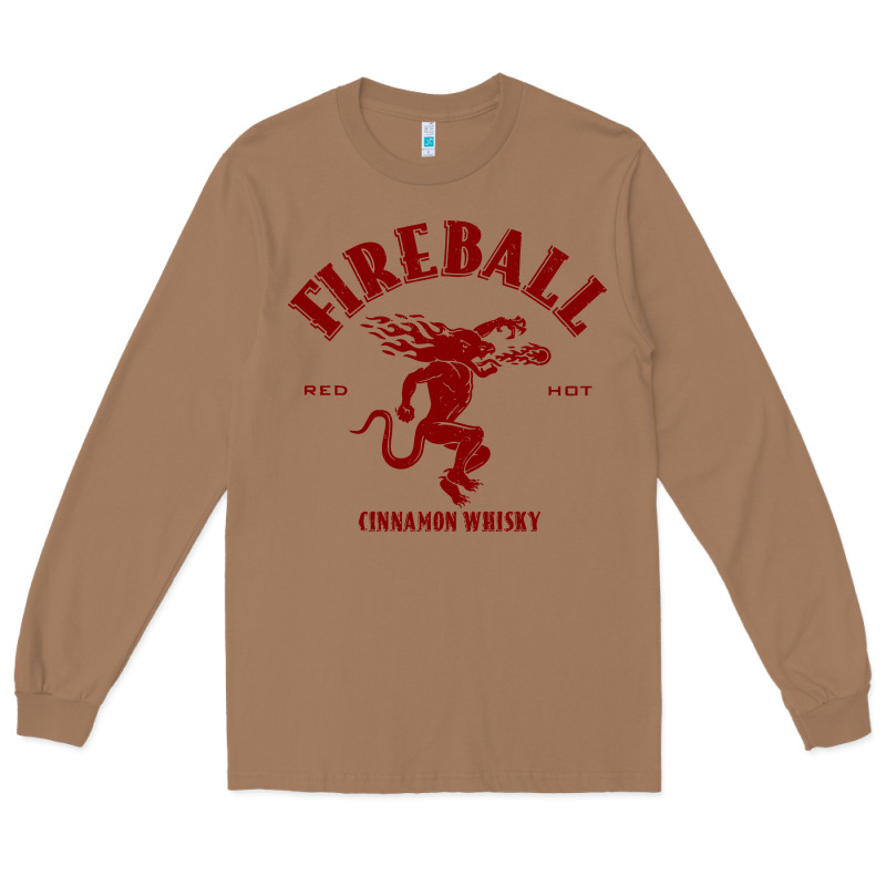 Vintag Fireball   Whisky Long Sleeve Tee by linhVisuals | Teevron