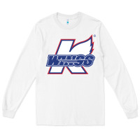 White Kalamazoo ice hockey Long Sleeve Tee - linhVisuals
