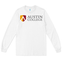 White austin, college Long Sleeve Tee - linhVisuals