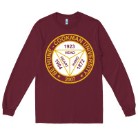 Burgundy bethune cookman university sea Long Sleeve Tee - linhVisuals