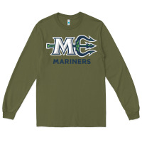 Army Green maine ice hockey Long Sleeve Tee - linhVisuals