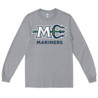 Heather Grey maine ice hockey Long Sleeve Tee - linhVisuals