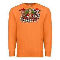 Carrot Merry Christmas Y'all Heifers Premium Sweatshirt - RanaPortraitStore