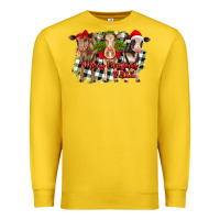 Lemon Merry Christmas Y'all Heifers Premium Sweatshirt - RanaPortraitStore