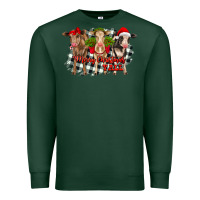 Sports Green Merry Christmas Y'all Heifers Premium Sweatshirt - RanaPortraitStore