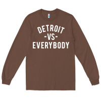 Chestnut det roit vs everybody Long Sleeve Tee - linhVisuals