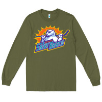 Army Green orlando solar bears Long Sleeve Tee - linhVisuals