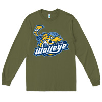 Army Green toledo walleye Long Sleeve Tee - linhVisuals