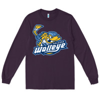 Plum toledo walleye Long Sleeve Tee - linhVisuals