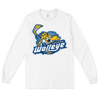 White toledo walleye Long Sleeve Tee - linhVisuals