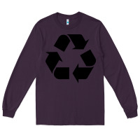 Plum Recycle Long Sleeve Tee - linhVisuals