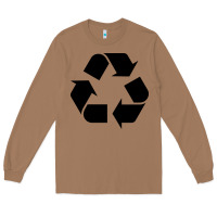 Toasted Coconut Recycle Long Sleeve Tee - linhVisuals
